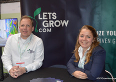 Martin van Tol en Winny van Heijningen van LetsGrow.com stonden dit jaar goed dicht bij de ingang, dus iedereen kwam even voorbij.